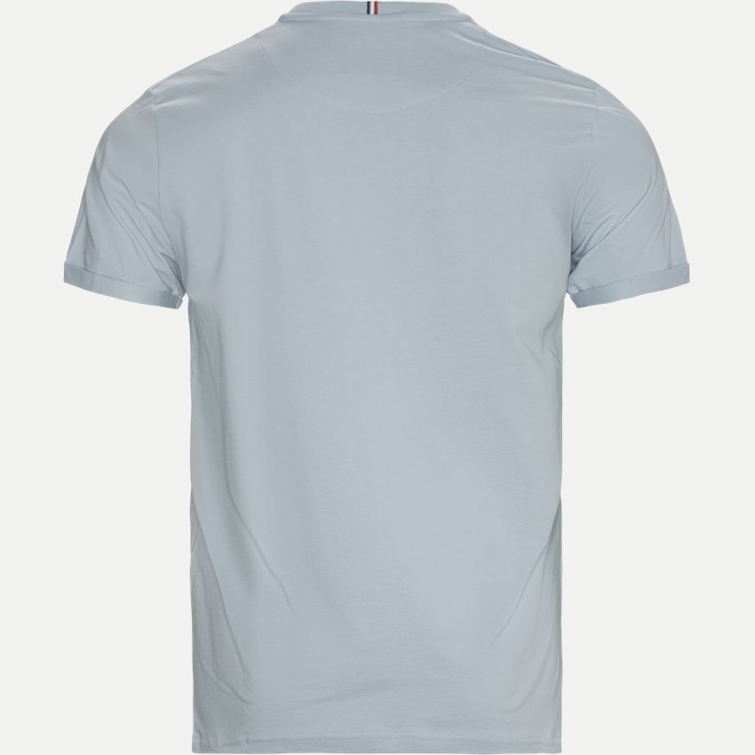 Les Deux T-shirts NØRREGAARD T-SHIRT LDM101008 DUST BLUE/ORANGE